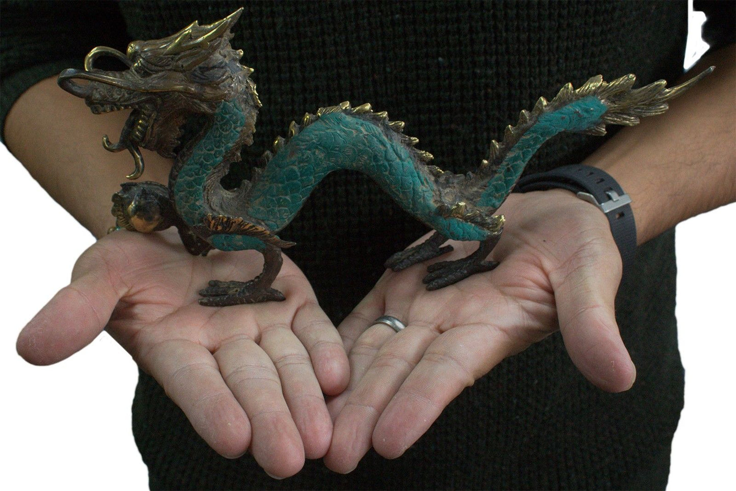 Fengshui Medaillon Drache Mit Ball 27cm