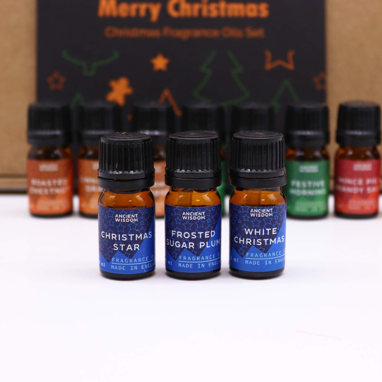 Heilige Düfte Des Weihnachtsduftsets Mit Zwölf 5ml Fläschchen Und Zwei Tropfern