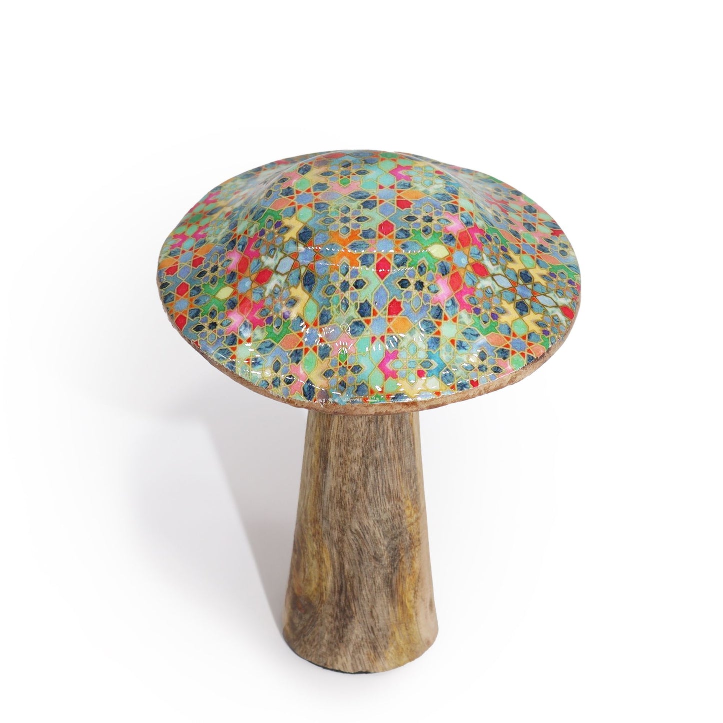 Kleines Pilz Dekor 10cm Mediterranes Fliesenmuster