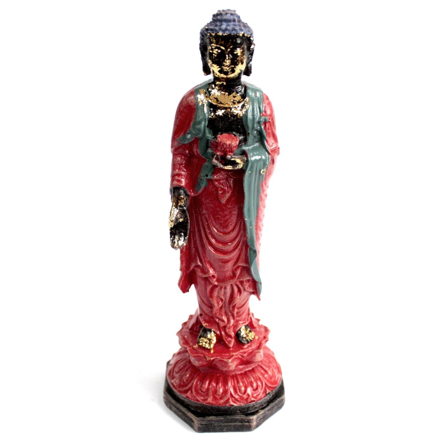 Antiker Buddha Stehend Dekoration Für Zuhause Yoga Und Meditation