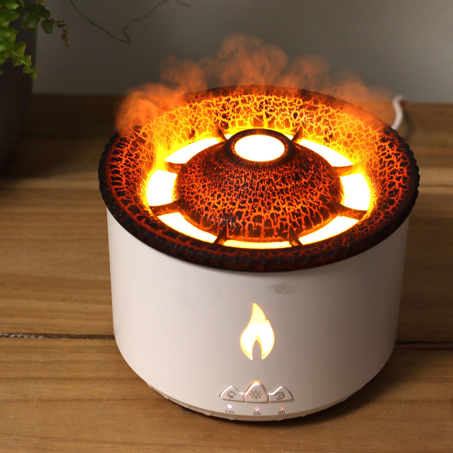 Aroma Diffuser Mit Vulkan Effekt Mittelgröße In Zwei Farben