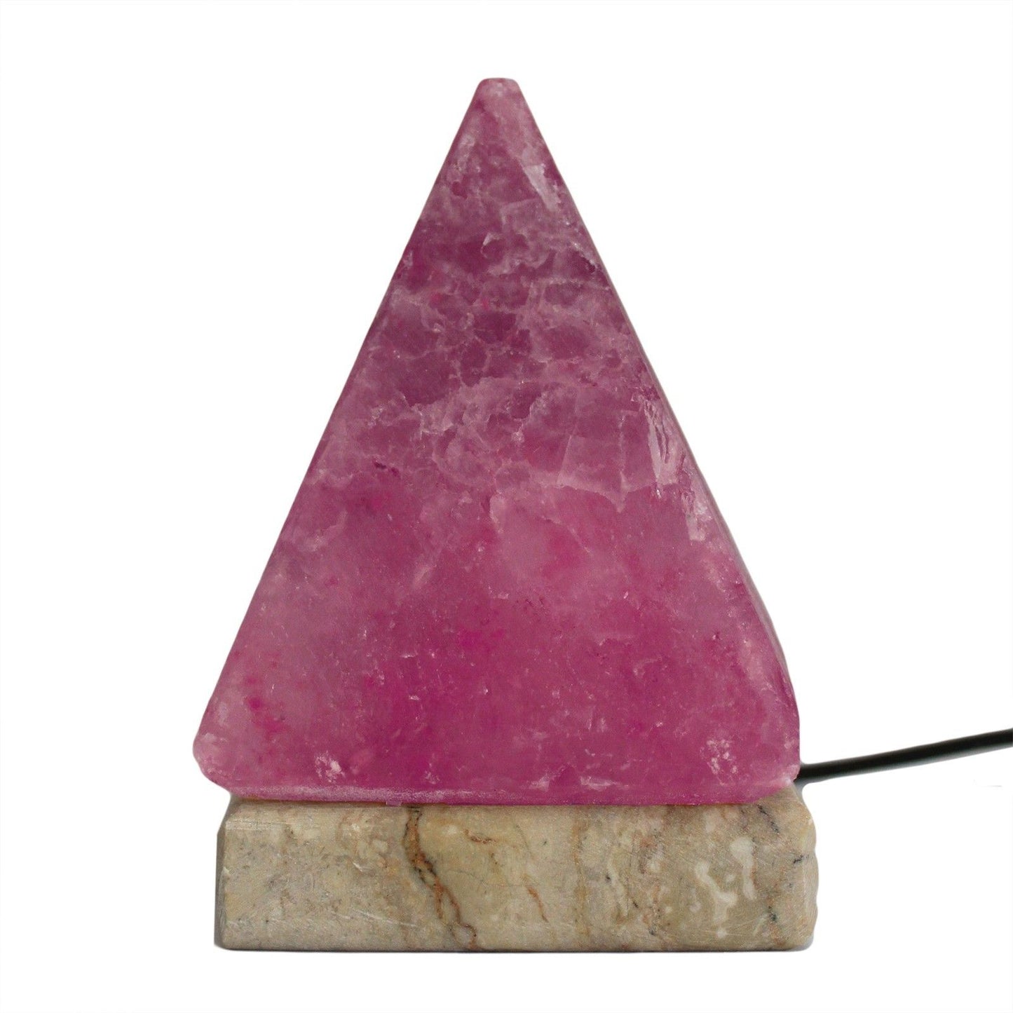 USB Pyramid Salzlampe 9 cm mit Multicolor Licht