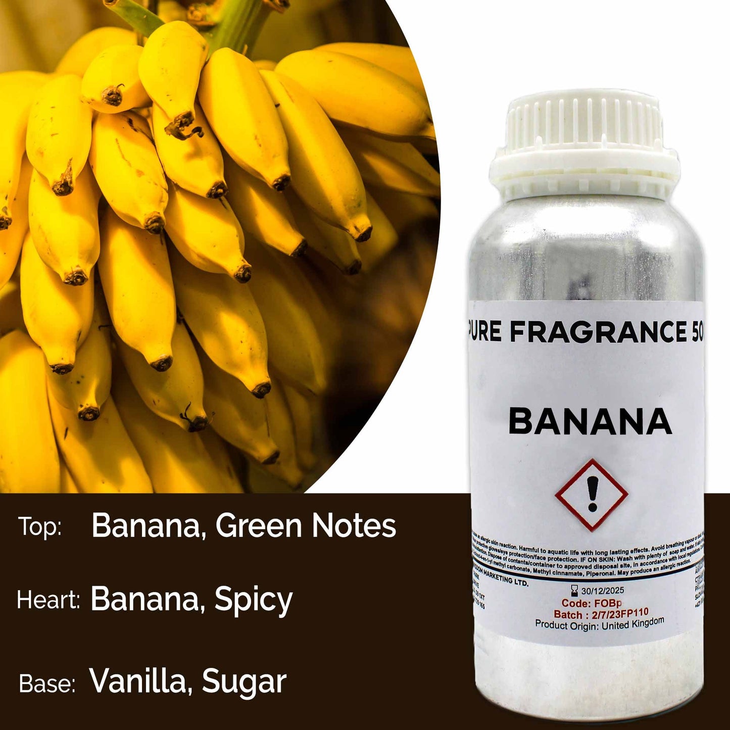 500ml Reines FO - Weiche Banane