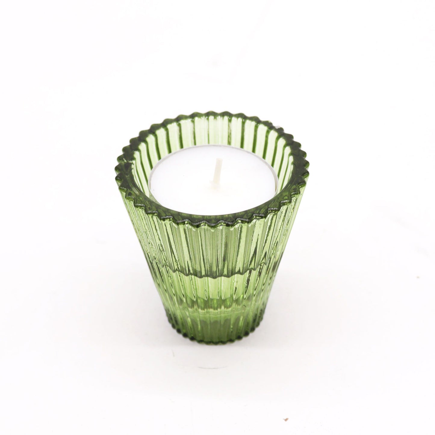 Set aus 2 Flip Dinner Kerzenhalter Teelichthalter Garten Jade