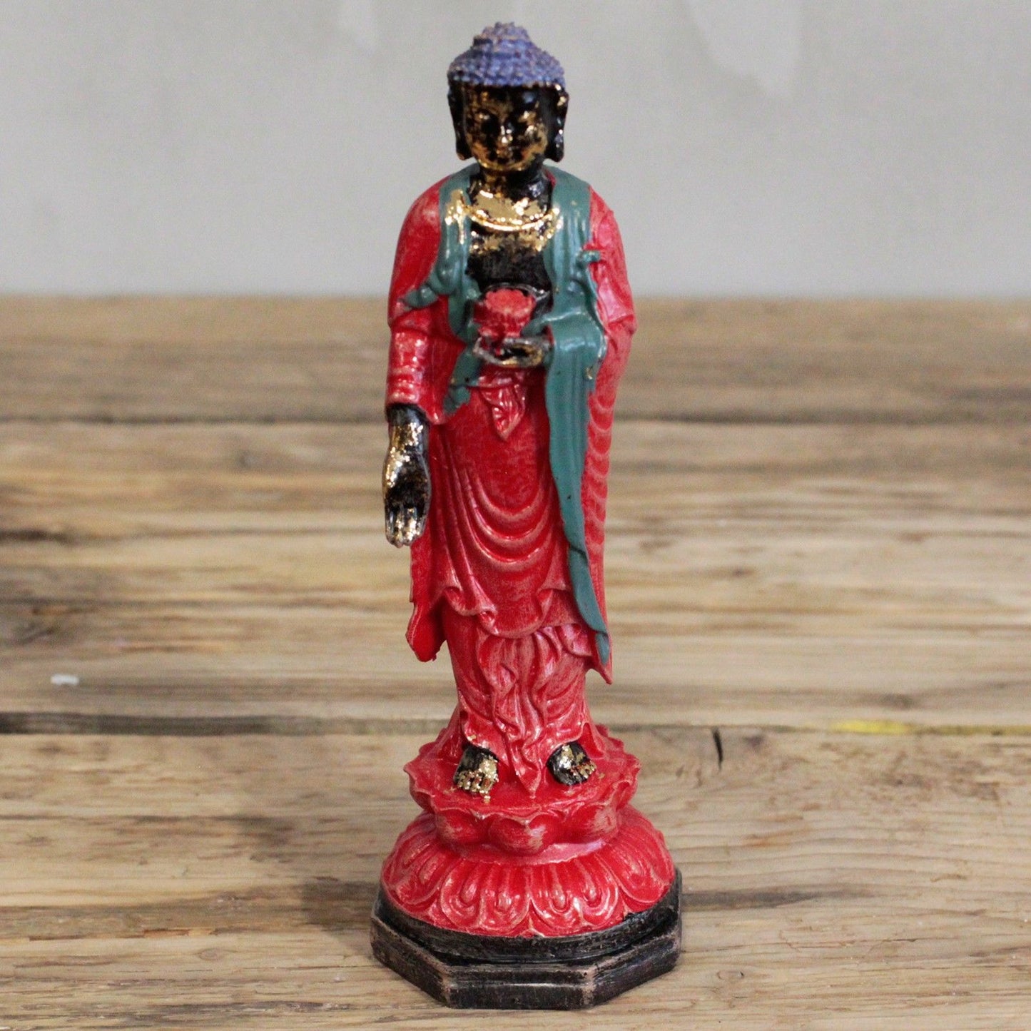 Antiker Buddha Stehend Dekoration Für Zuhause Yoga Und Meditation