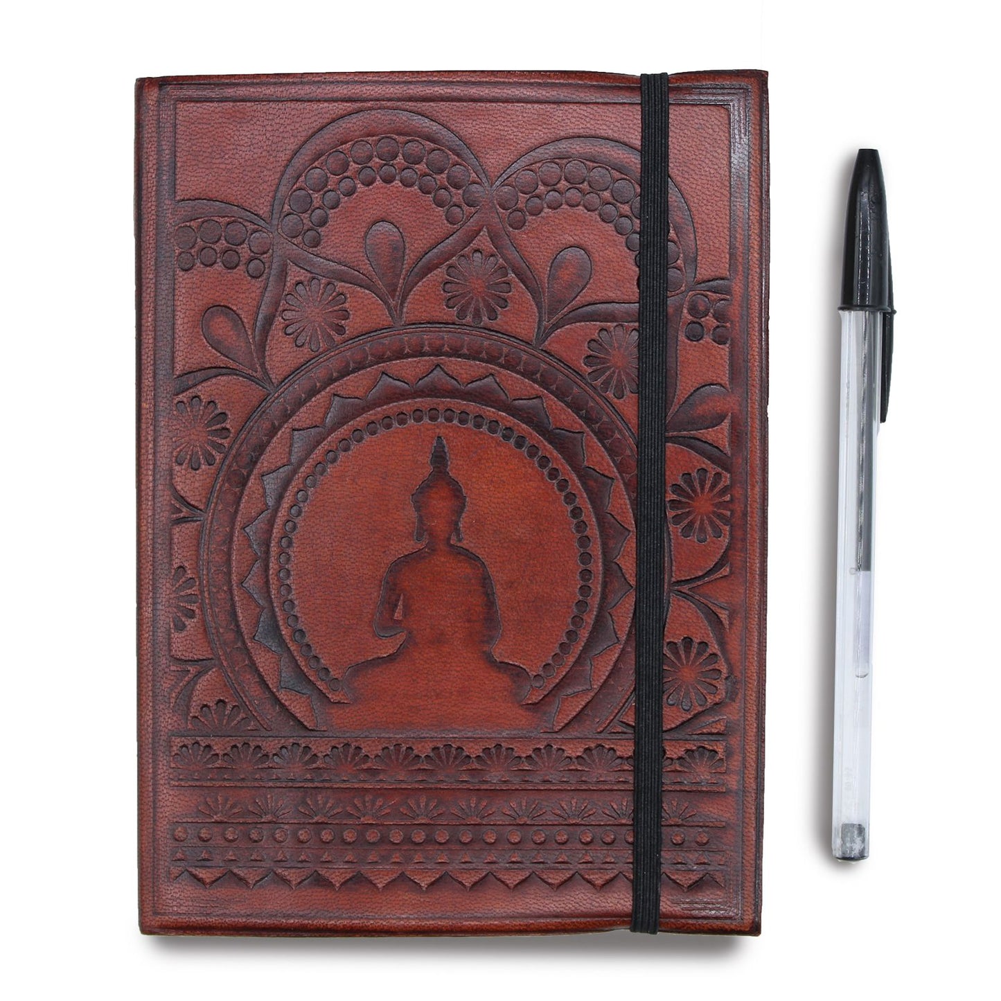 Kleines Notizbuch Mit Riemen - Tibetisches Mandala