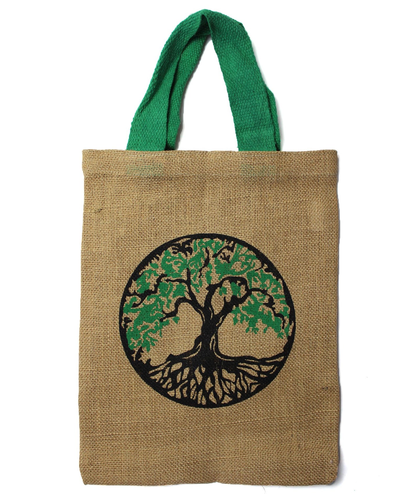 Jute Tragetasche mit Mystischen Designs der 7 Chakras