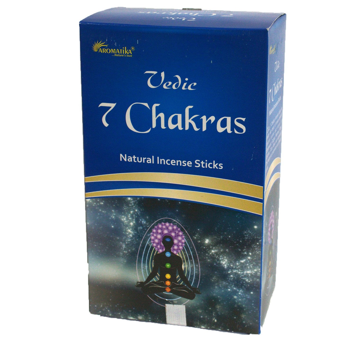 Vedic Räucherstäbchen 7 Chakra Handgerollt Aus Jaipur