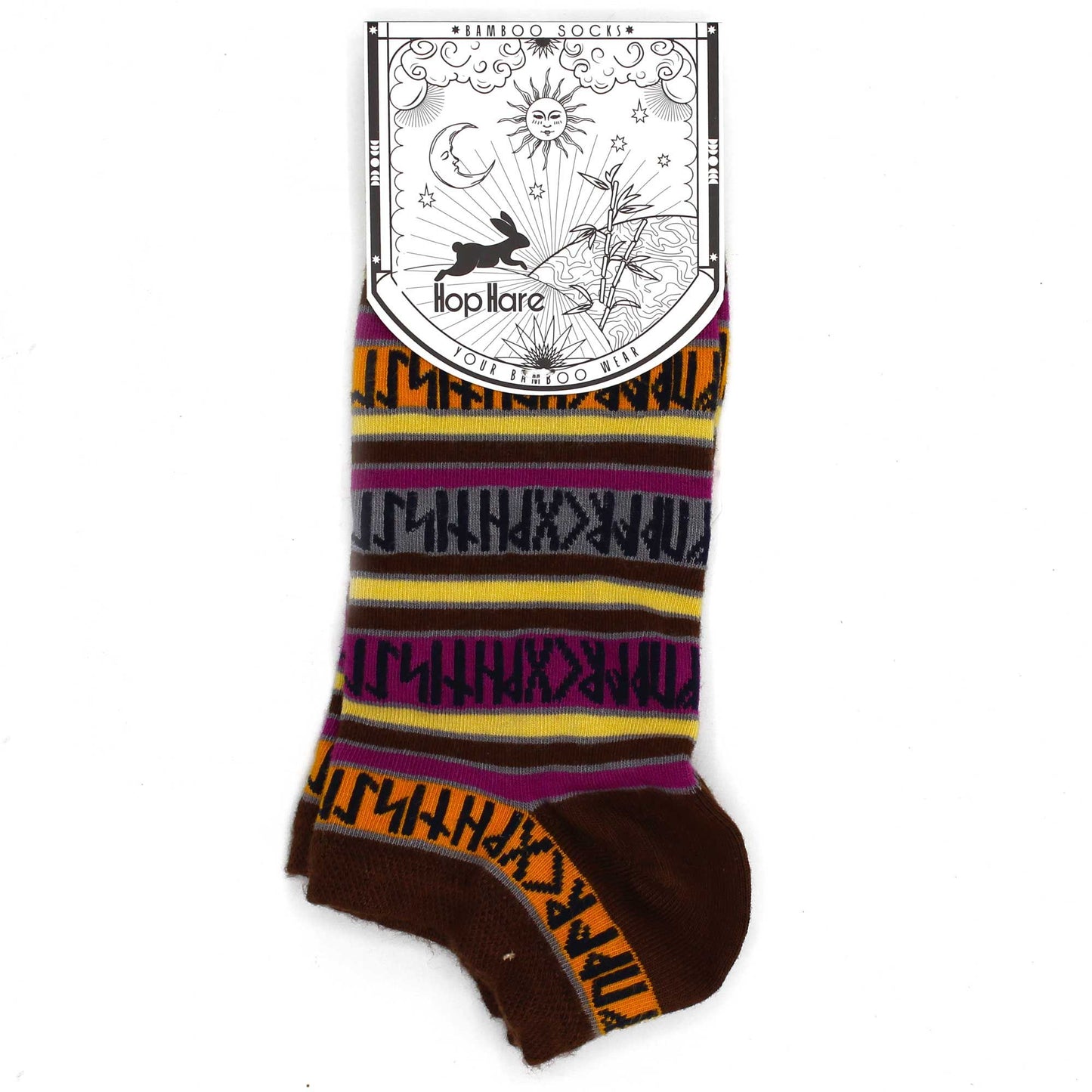 SM Hop Hare Bambus Socken Niedrig 36-40 Rune Steine