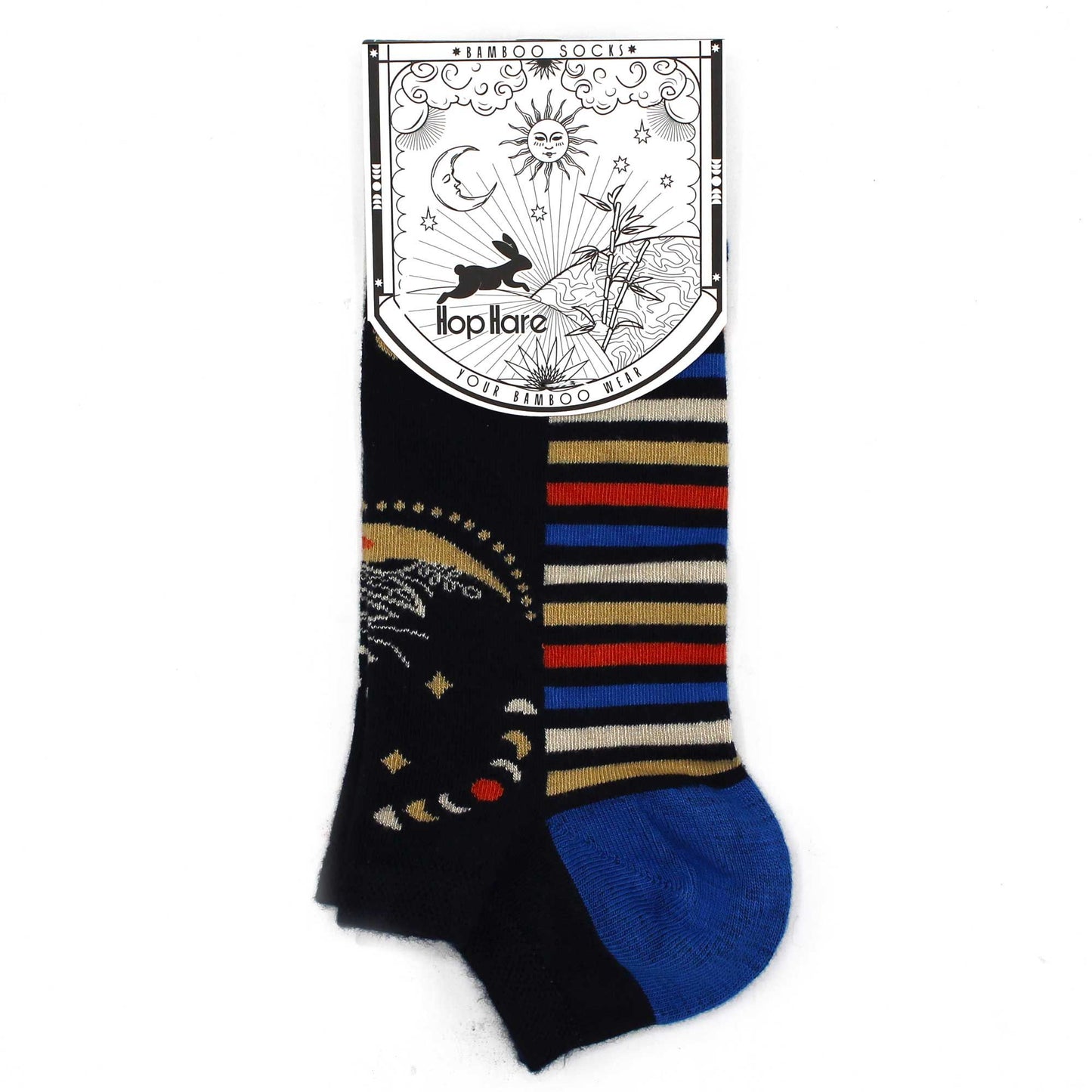 SM Hop Hare Bambus Socken Niedrig 36-40 - Mondphasen