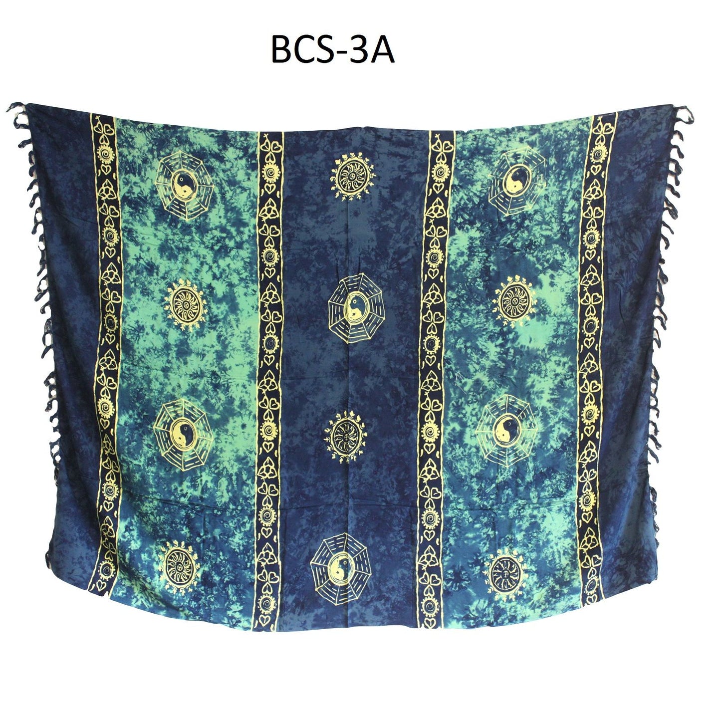 1x Bali Keltische Sarongs Yin und Yang 4 Verschiedene Farben