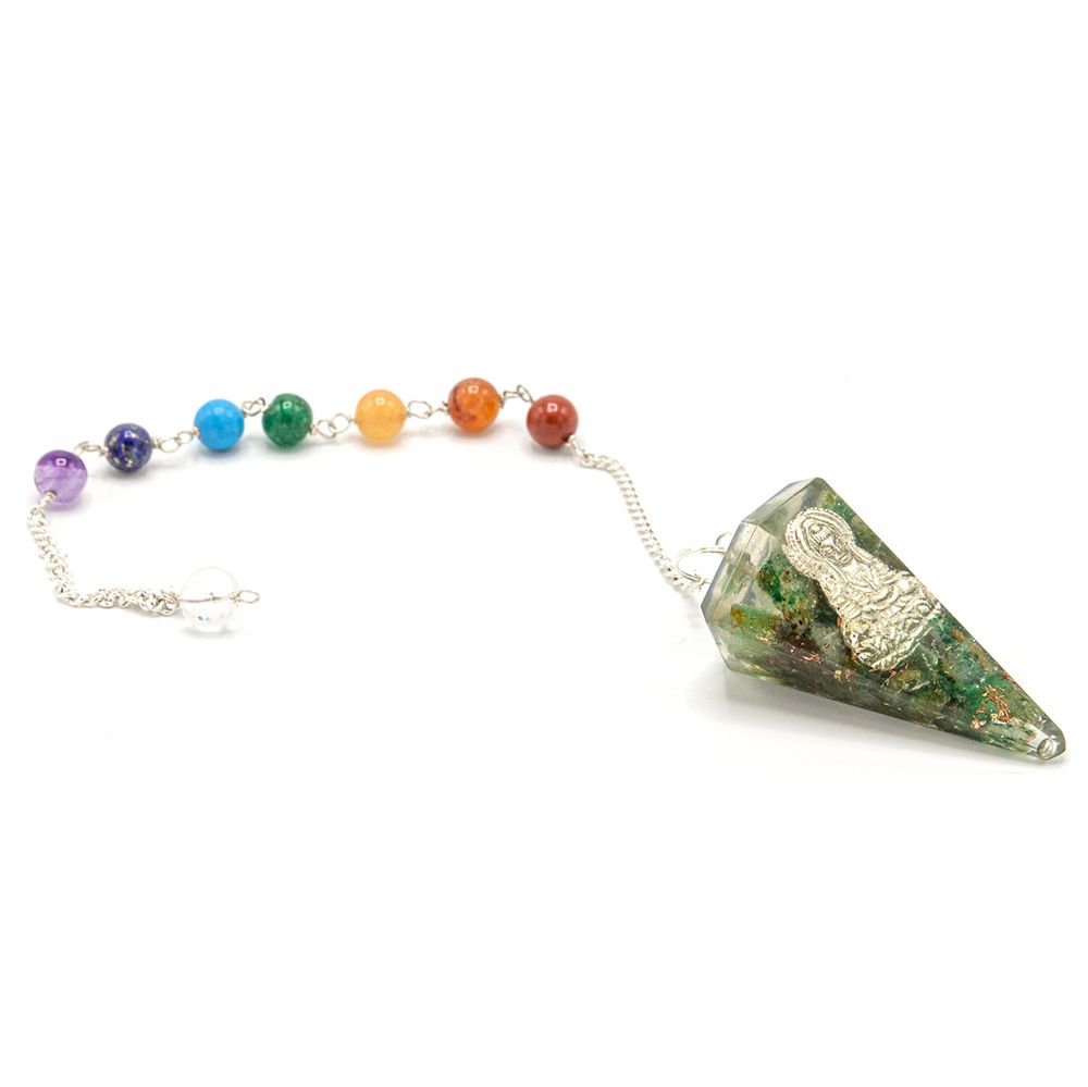Orgonit Power Chakra Pendel Buddha
