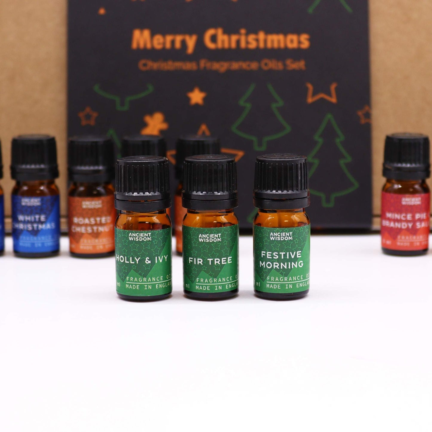 Heilige Düfte Des Weihnachtsduftsets Mit Zwölf 5ml Fläschchen Und Zwei Tropfern