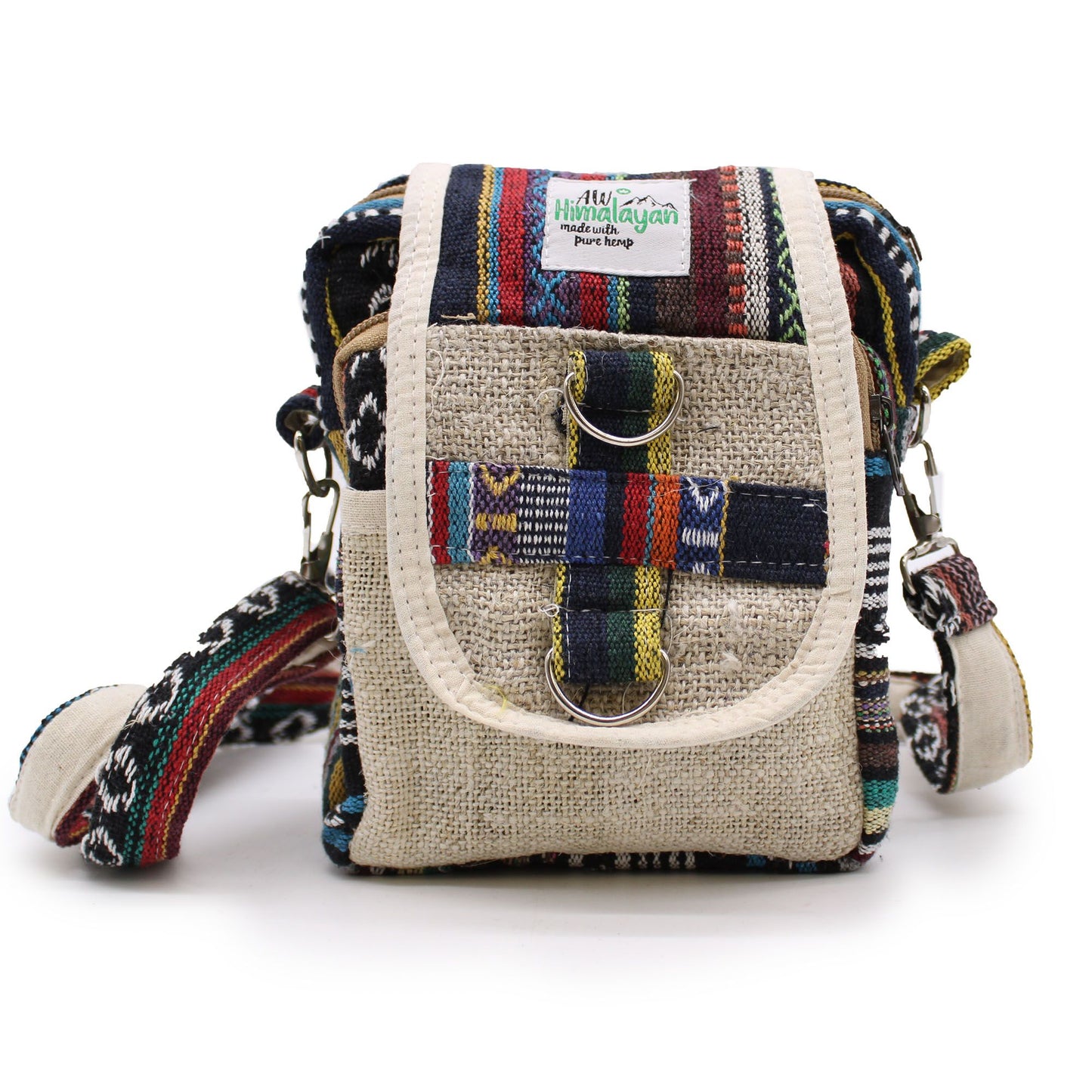 Body-Cross Natürliche Hanf und Jhari Reisetasche