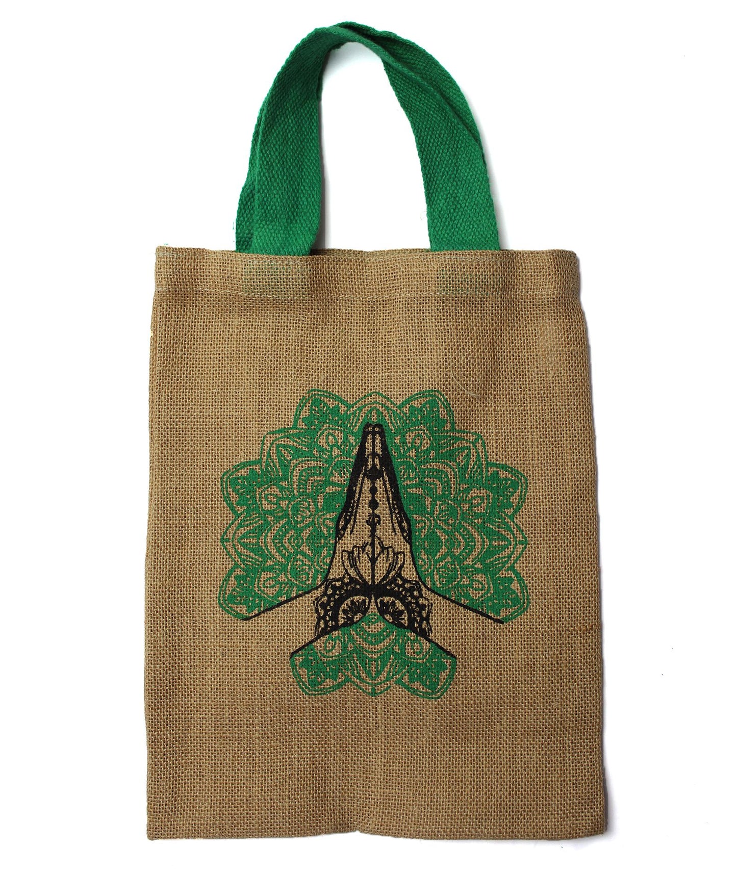 Jute Tragetasche mit Mystischen Designs der 7 Chakras