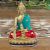 Messing Buddha Figur - Hände Nach Unten - 11,5 cm