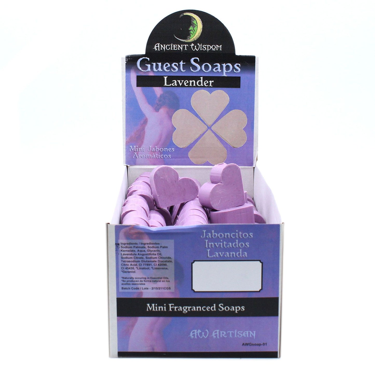 Herz Gästeseifen - Lavendel Aromatisch Und Farbenfroh