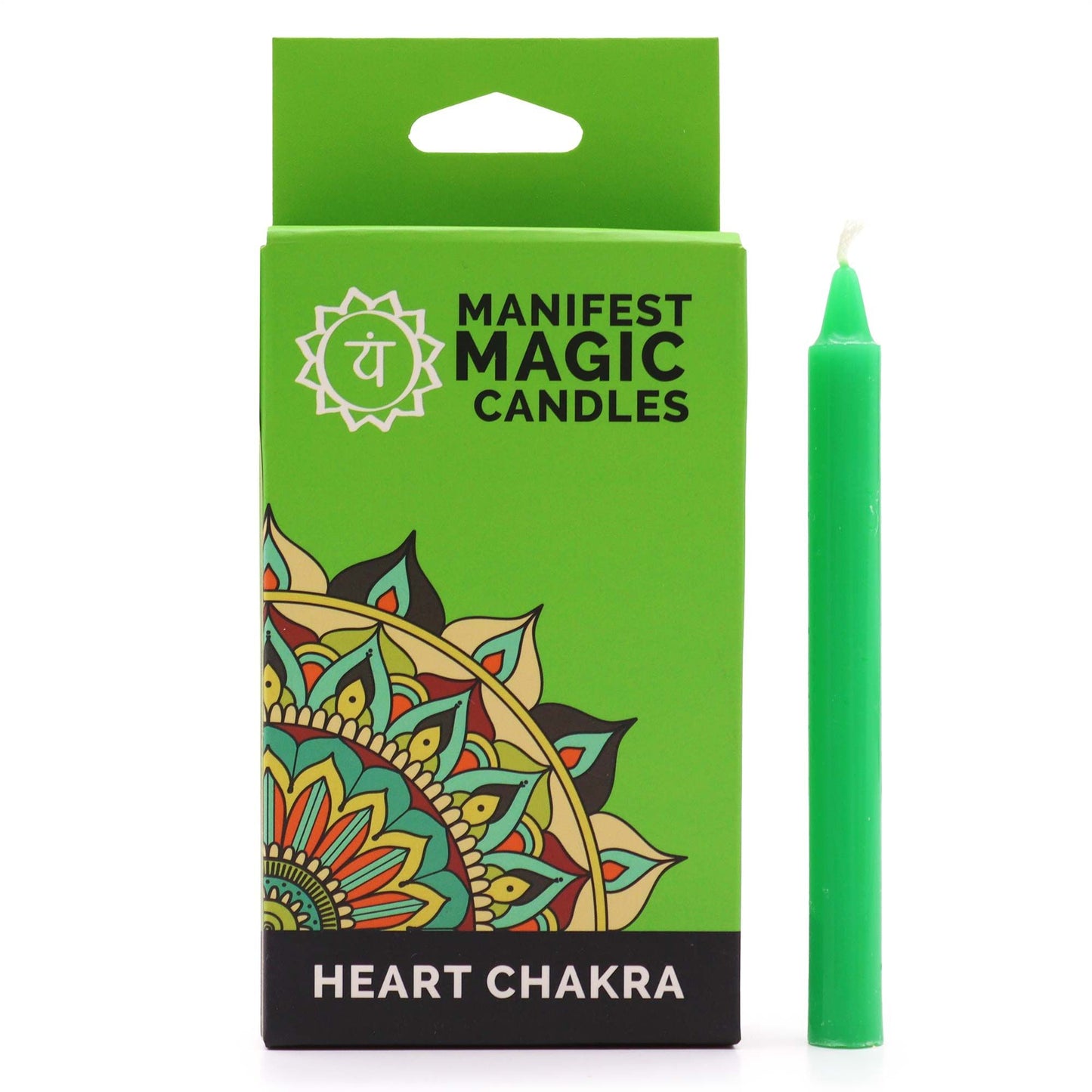 Manifestiere Magie Kerzen Paket Mit 12 Grünen Herz Chakra Kerzen
