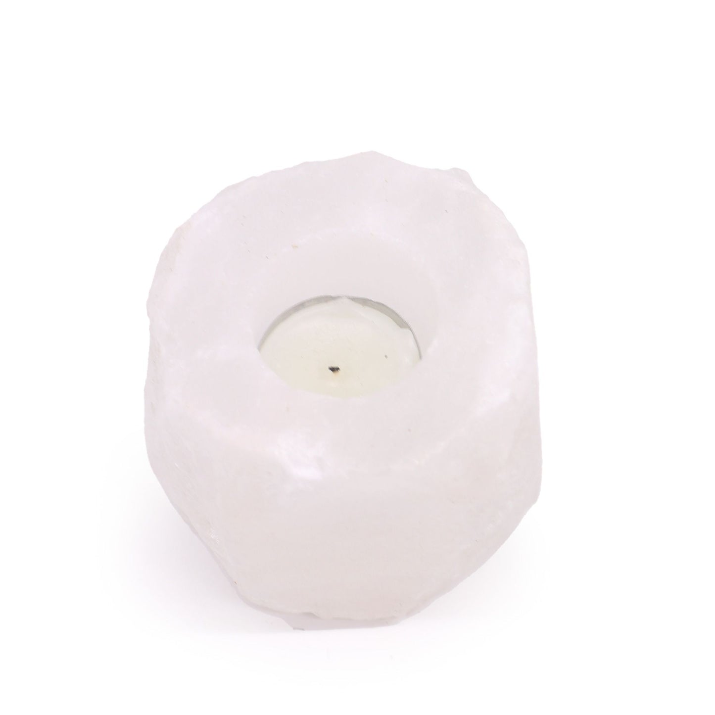 Kristallblock Himalaya Salz Teelichthalter 600-800g