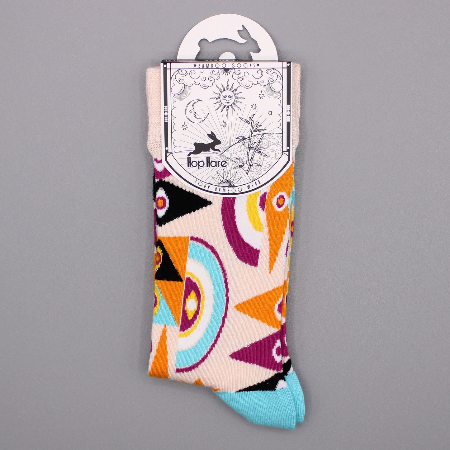 Hop Hare Bambus Socken 41-46 Psychedelisches Böses Auge
