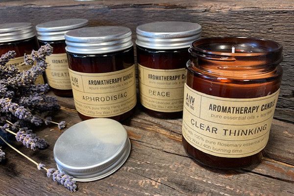 Aromatherapie Soja Kerze 200g Kreativität