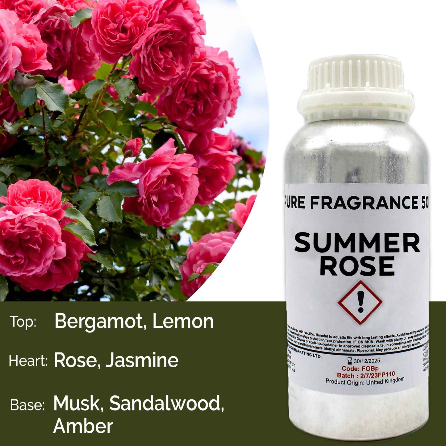 500ml Reine FO Sommerrose