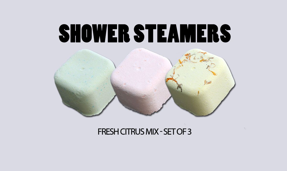 Duschbomben Set 80g Frischer Zitrusmix Aromatherapie Geschenk
