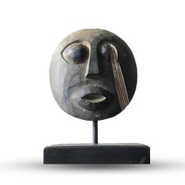 Timor Tribal Dekorative Maske Antik 27x20cm