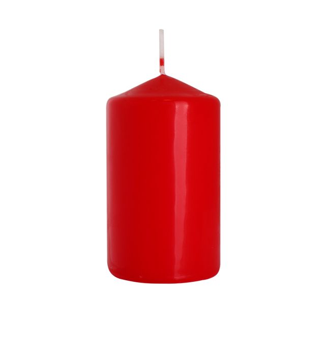 Säule Kerze 60x100mm Rot Brenndauer 30 Stunden