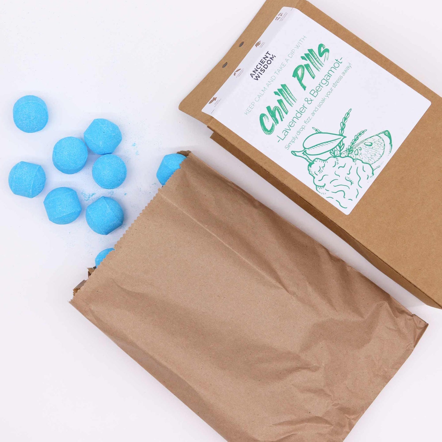 Chill Pills Geschenkpackung 350g Lavendel und Bergamot
