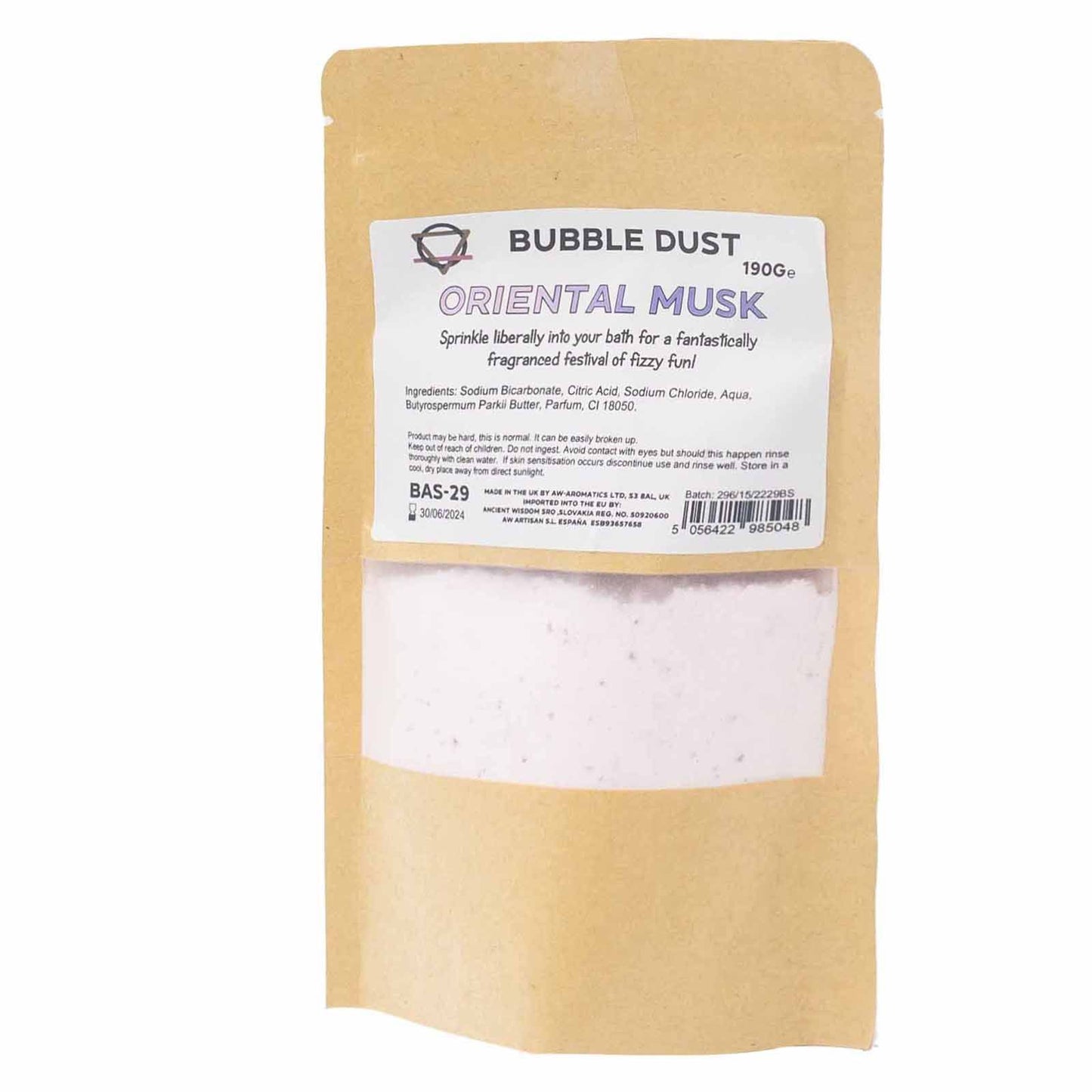 Orientalischer Moschus Badestaub 200g