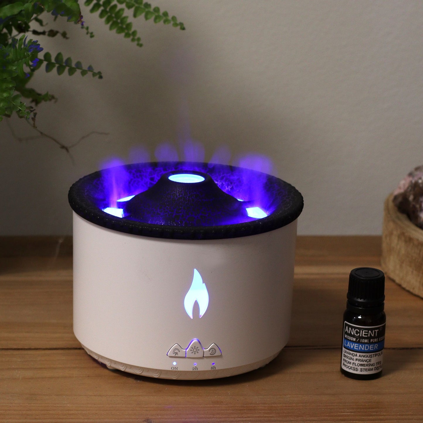 Aroma Diffuser Mit Vulkan Effekt Mittelgröße In Zwei Farben