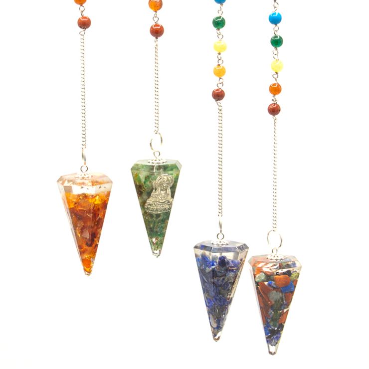 Orgonit Power Chakra Pendel Buddha