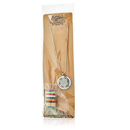 Aromatherapie Schmuck Halskette Musiknoten 25mm