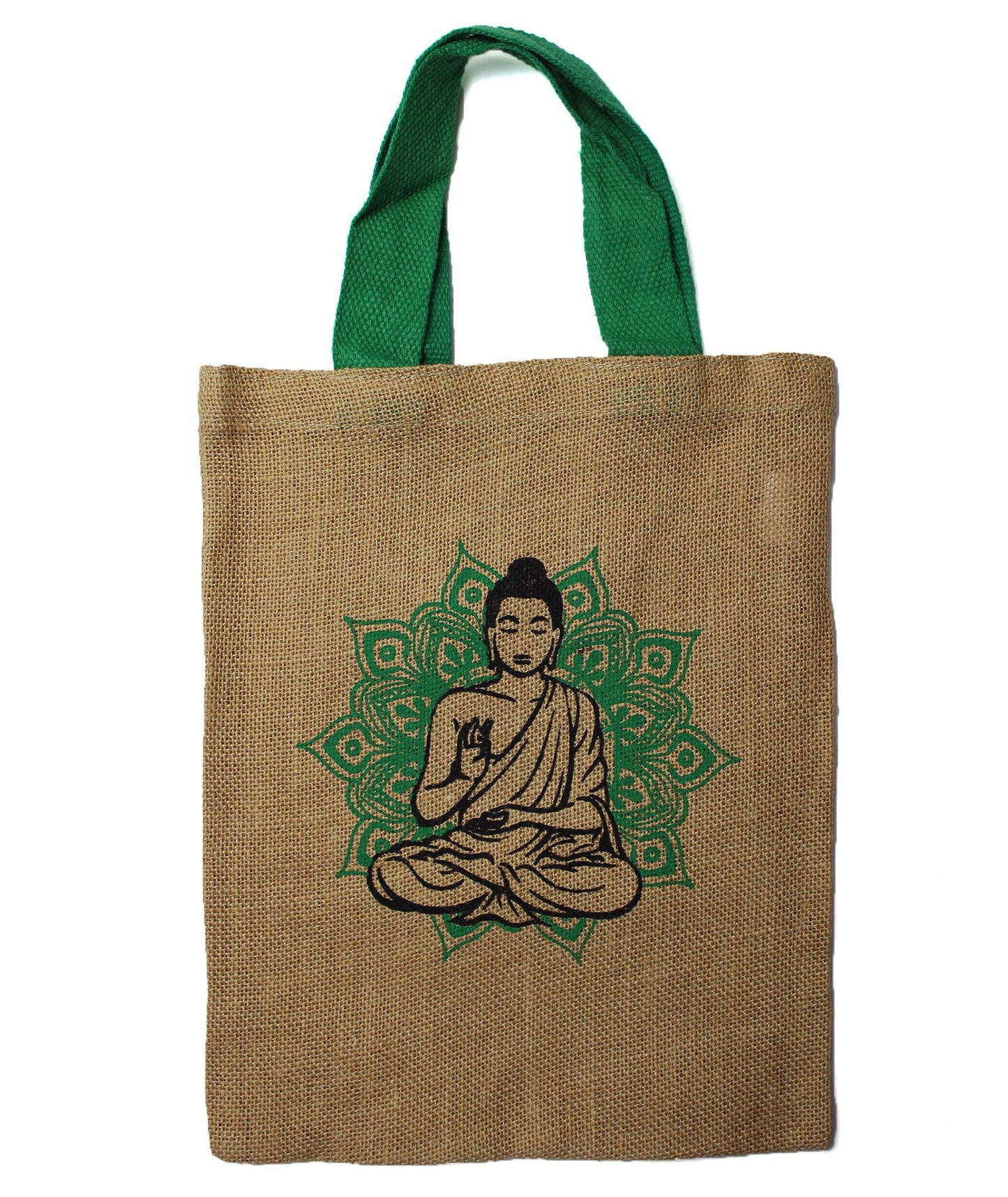 Jute Tragetasche Mit Mystischen Buddha Designs