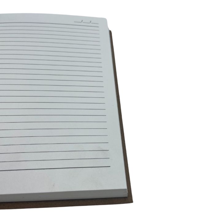 Schwarzes Tan Notizbuch Für Den Alltag - 100 Linierten Seiten - 18x13cm