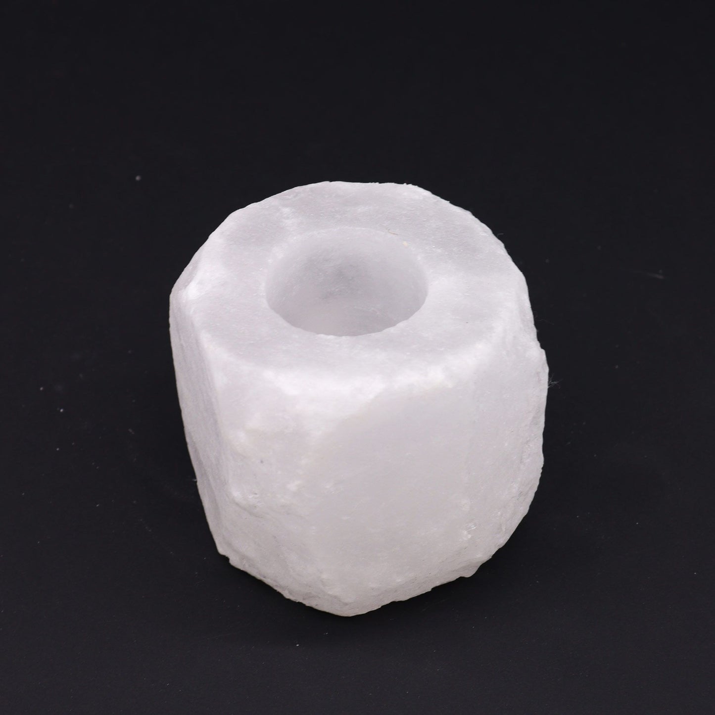 Kristallblock Himalaya Salz Teelichthalter 600-800g