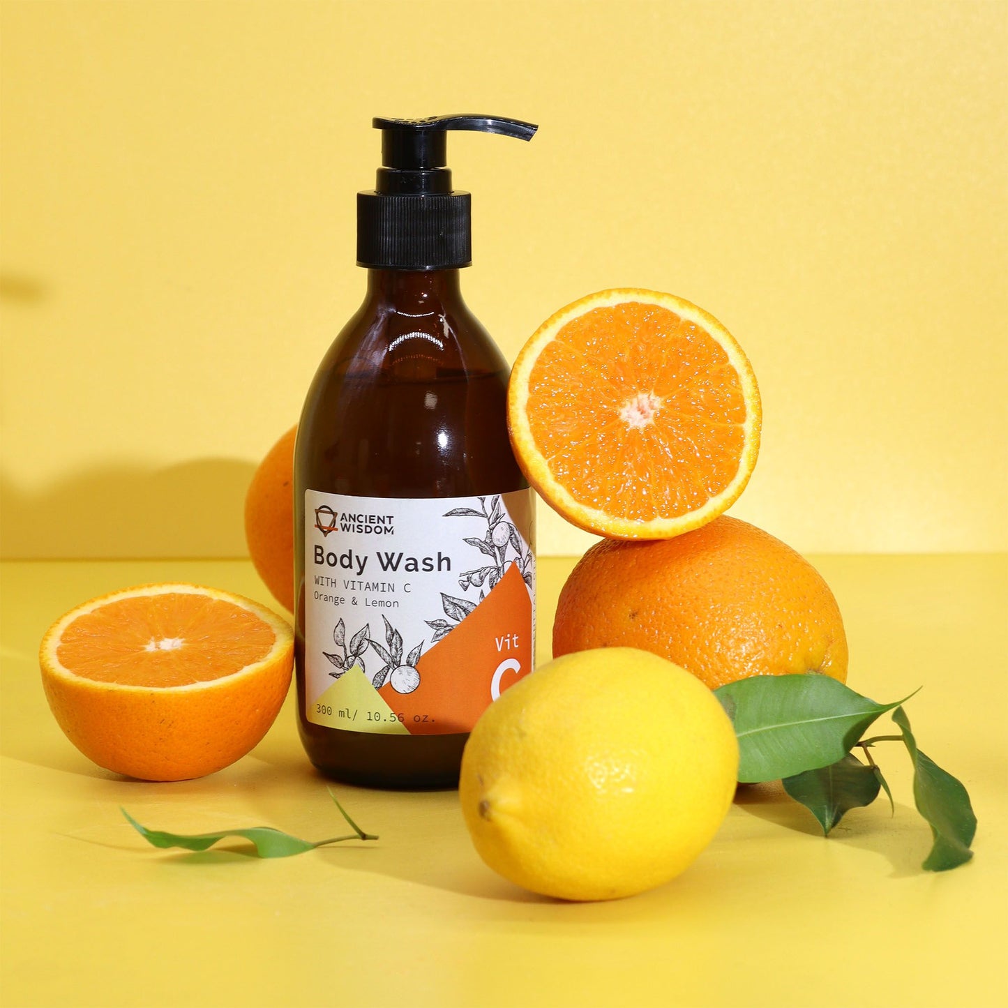 Aromatherapie Duschgel Mit Vitamin C – Orange Und Zitrone