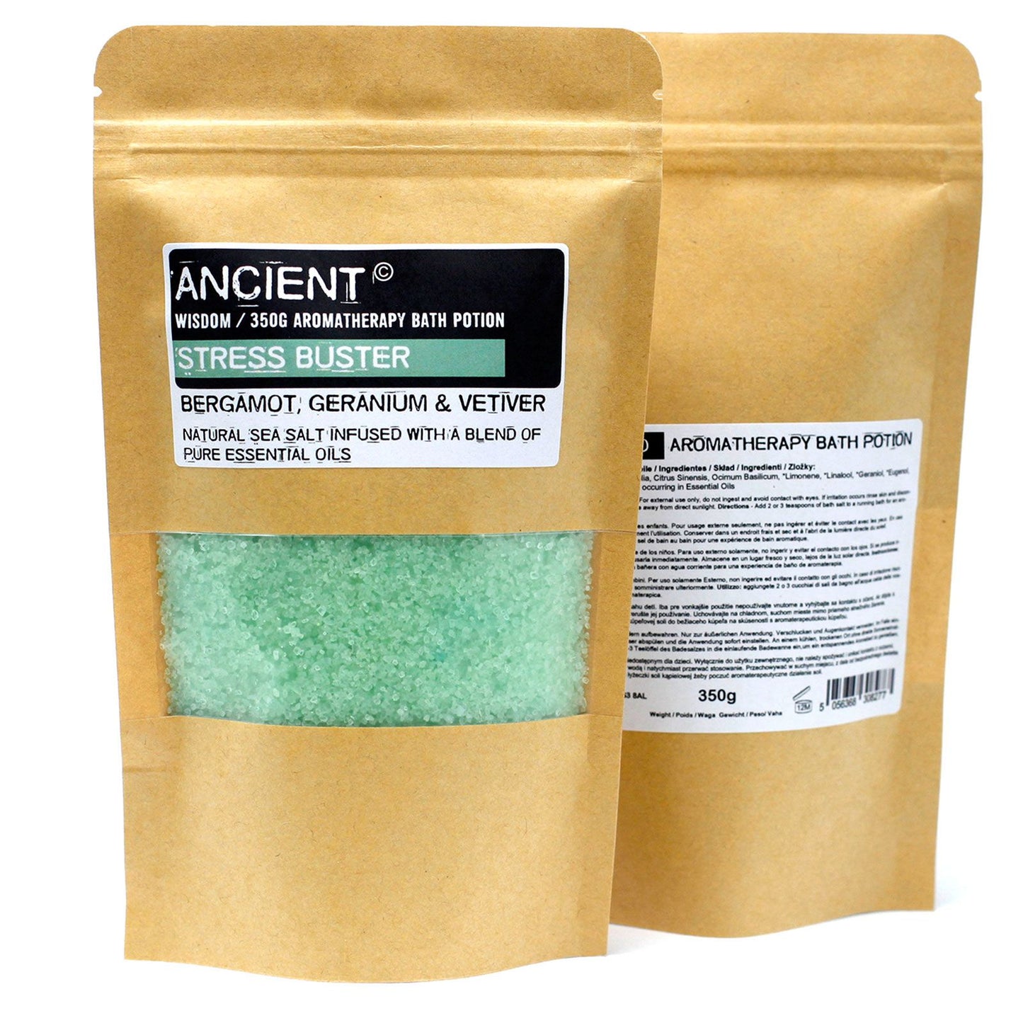 Aromatherapie Badepotion In Kraftbeutel 350g Stresslöser