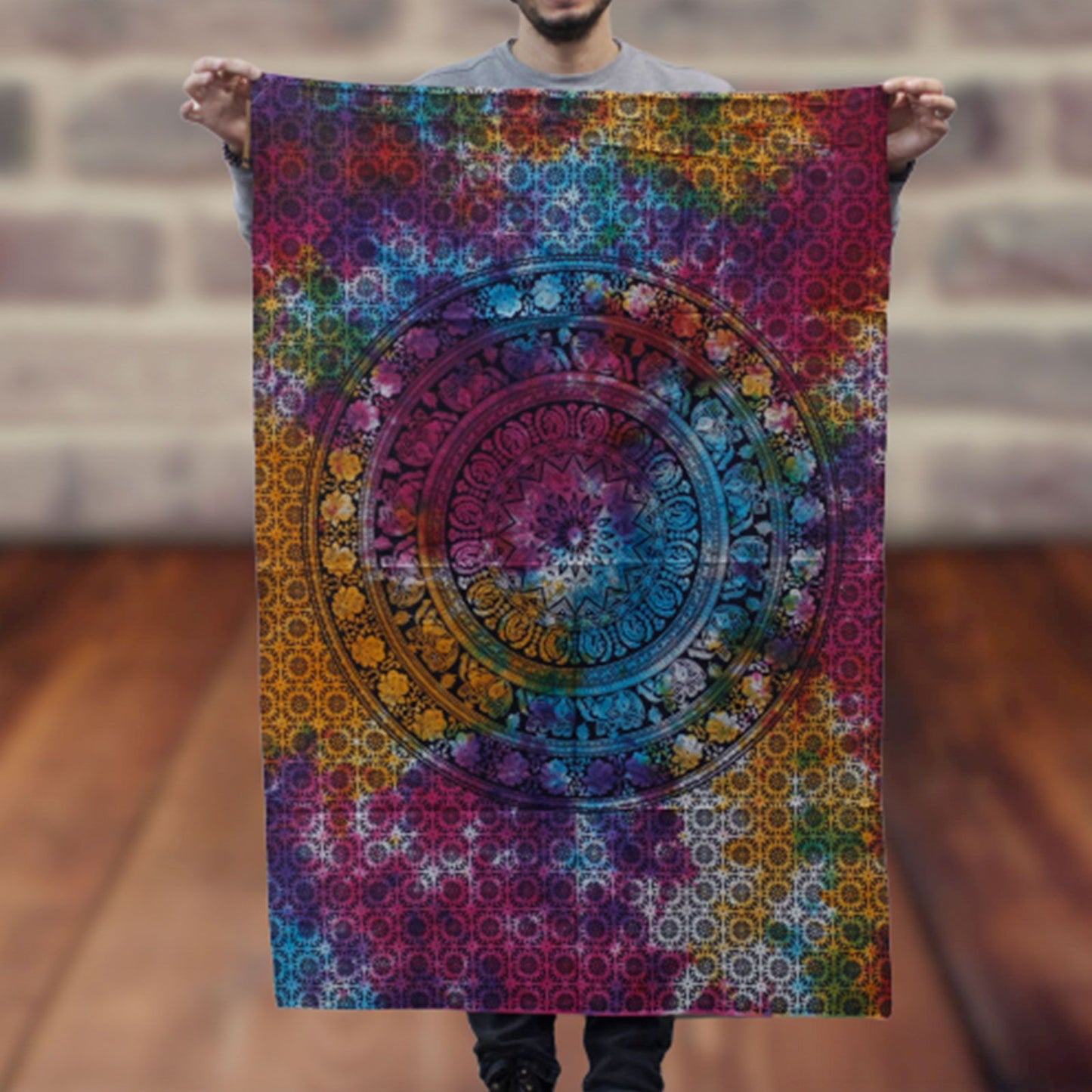 Baumwoll Wandkunst Mandala Elefant