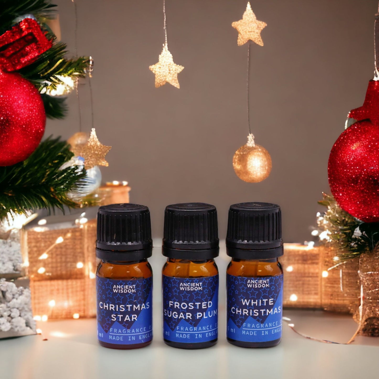 Festliche Düfte Duftöl Set mit Zwölf 5ml Fläschchen und Zwei Tropfern