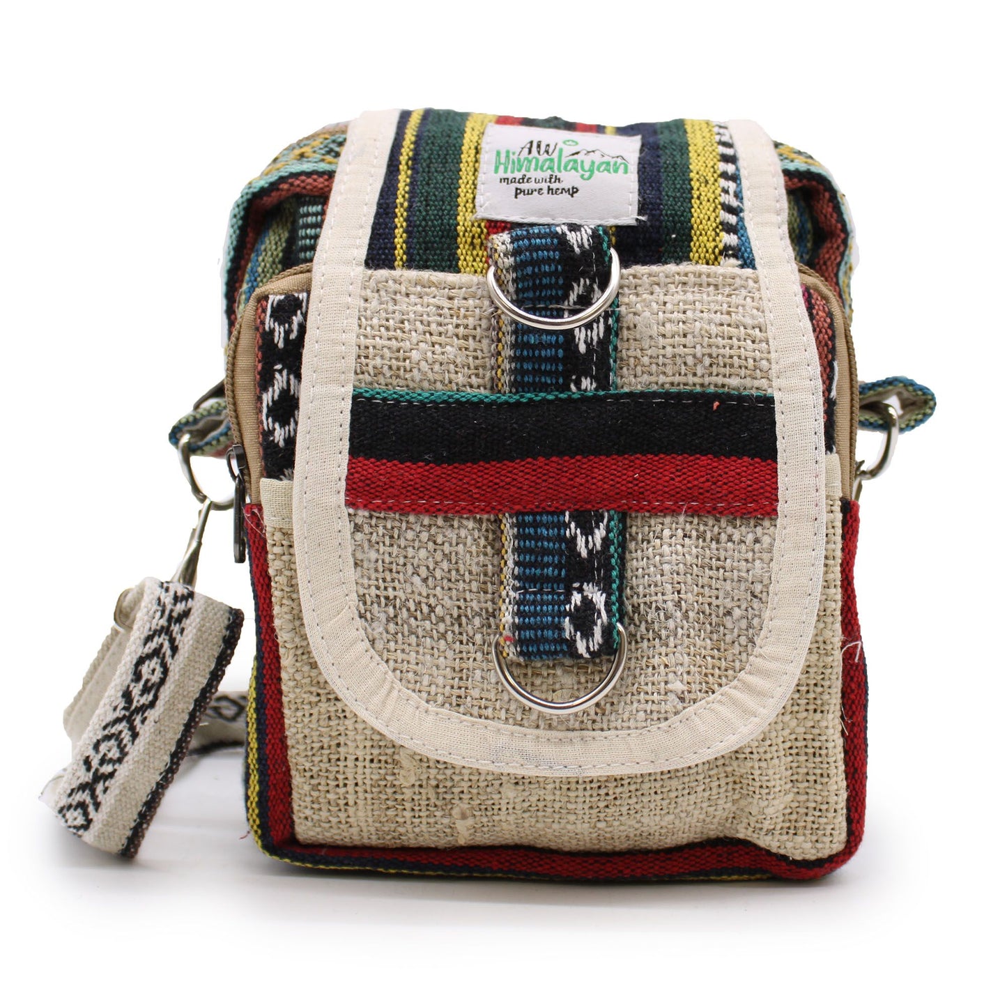 Body-Cross Natürliche Hanf und Jhari Reisetasche