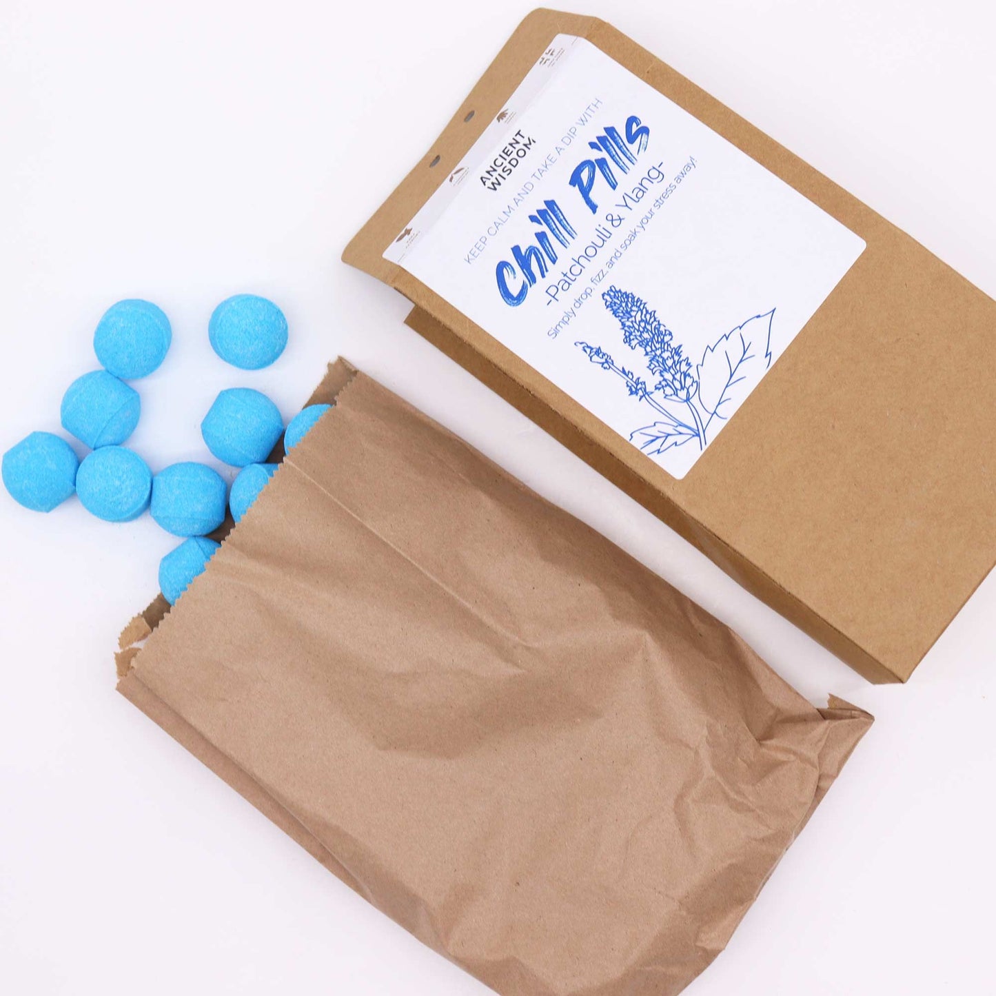 Chill Pills Geschenkpackung 350g Ylang und Patchouli