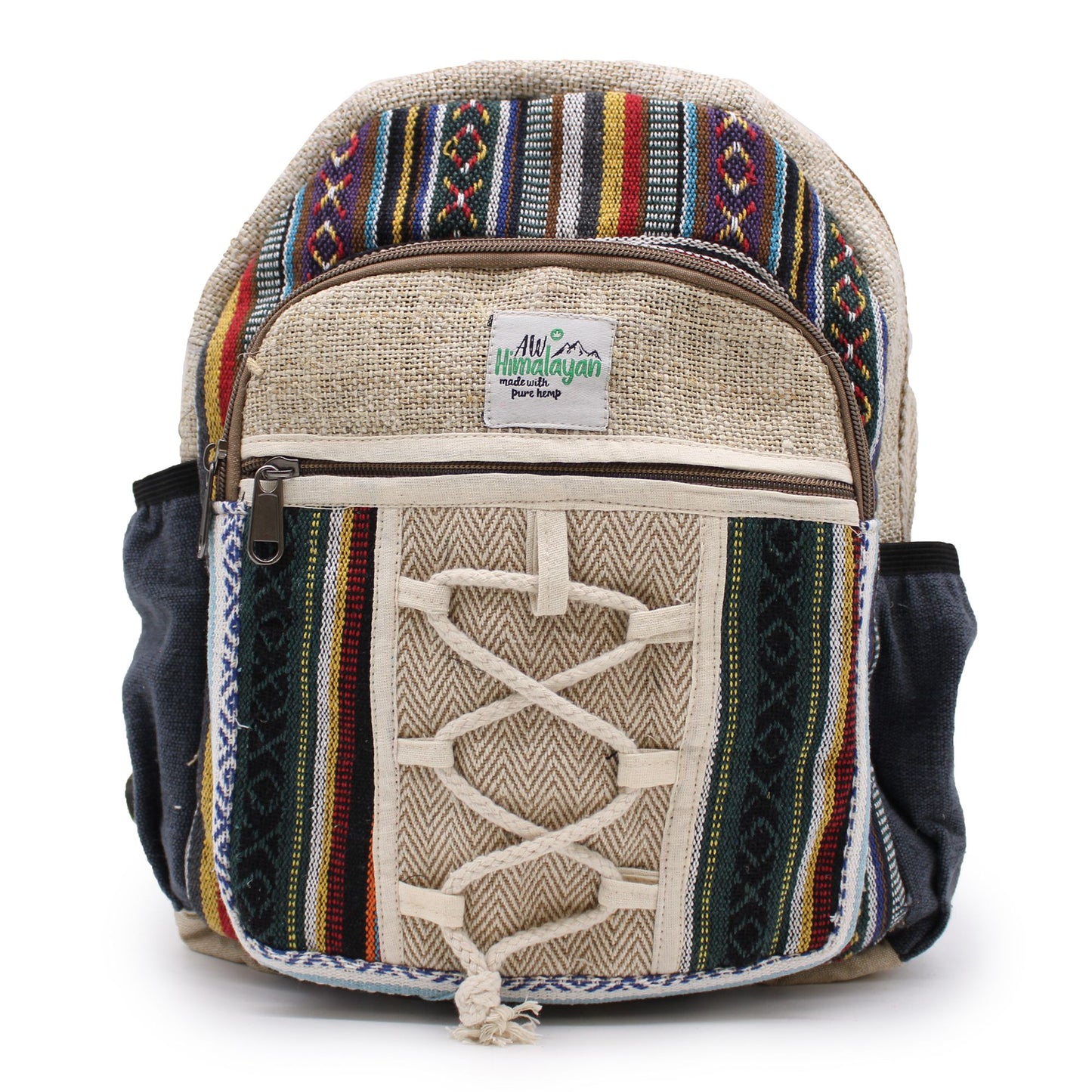 Kleiner Hanf Rucksack - Seil Und Taschen Stil