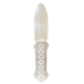 Selenit Ritualmesser Chakra