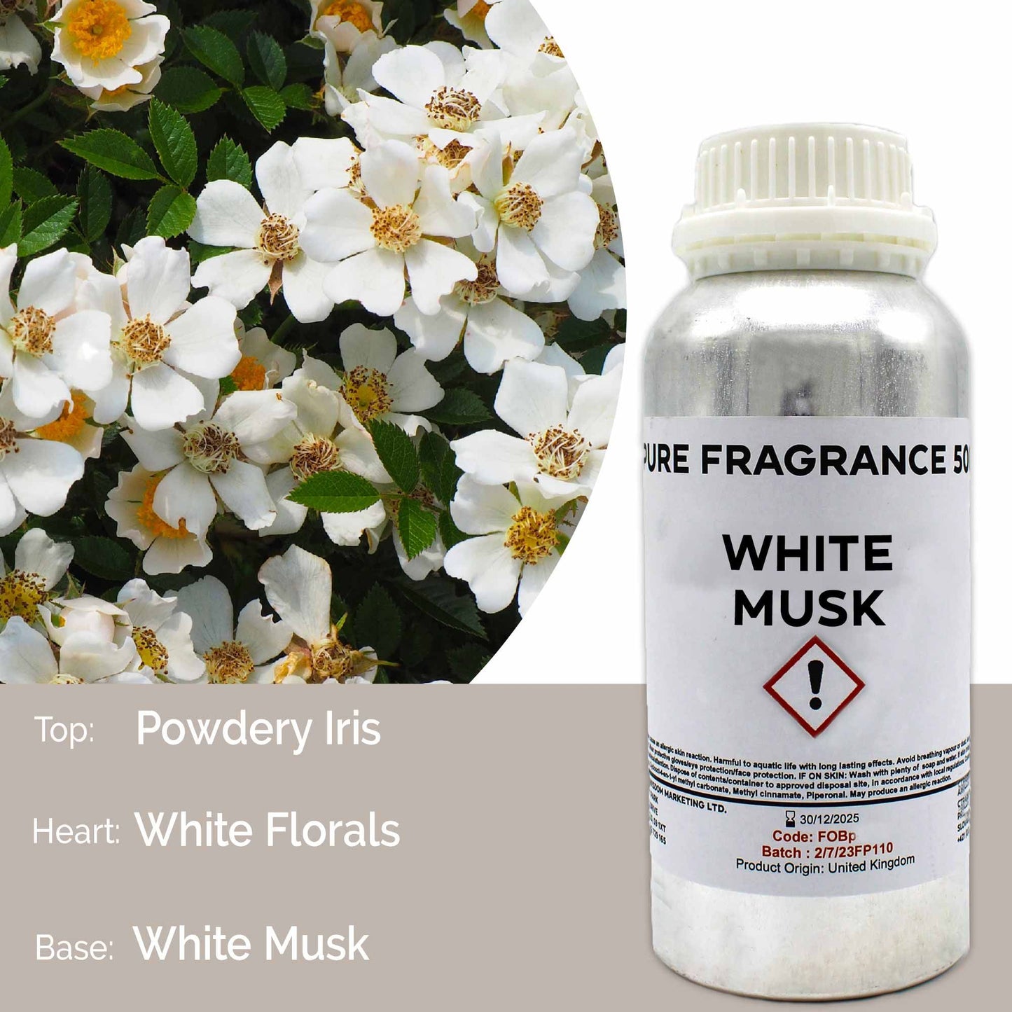 500ml Reine FO Weißer Moschus
