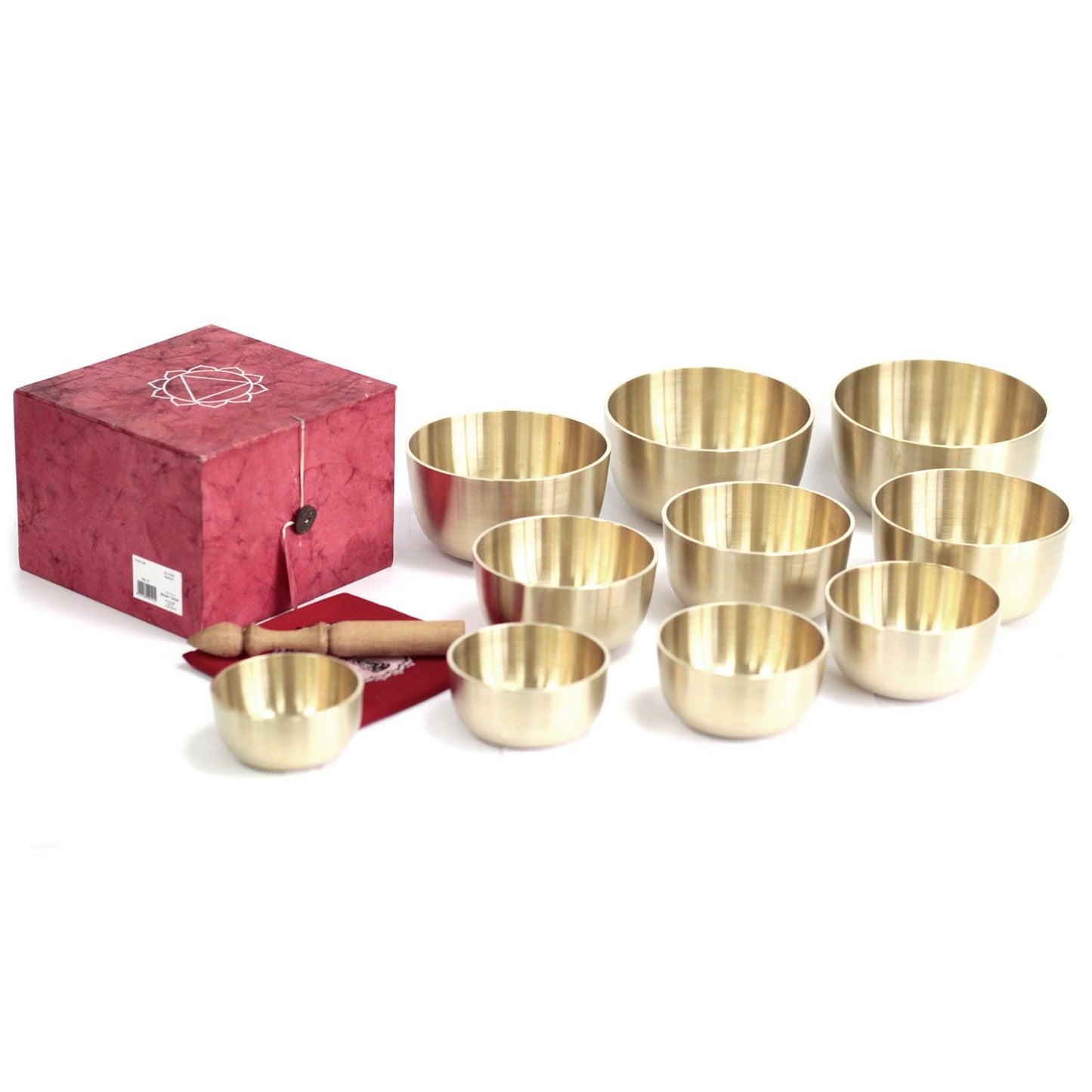 Set Mit 10 Glockenmetall Schalen