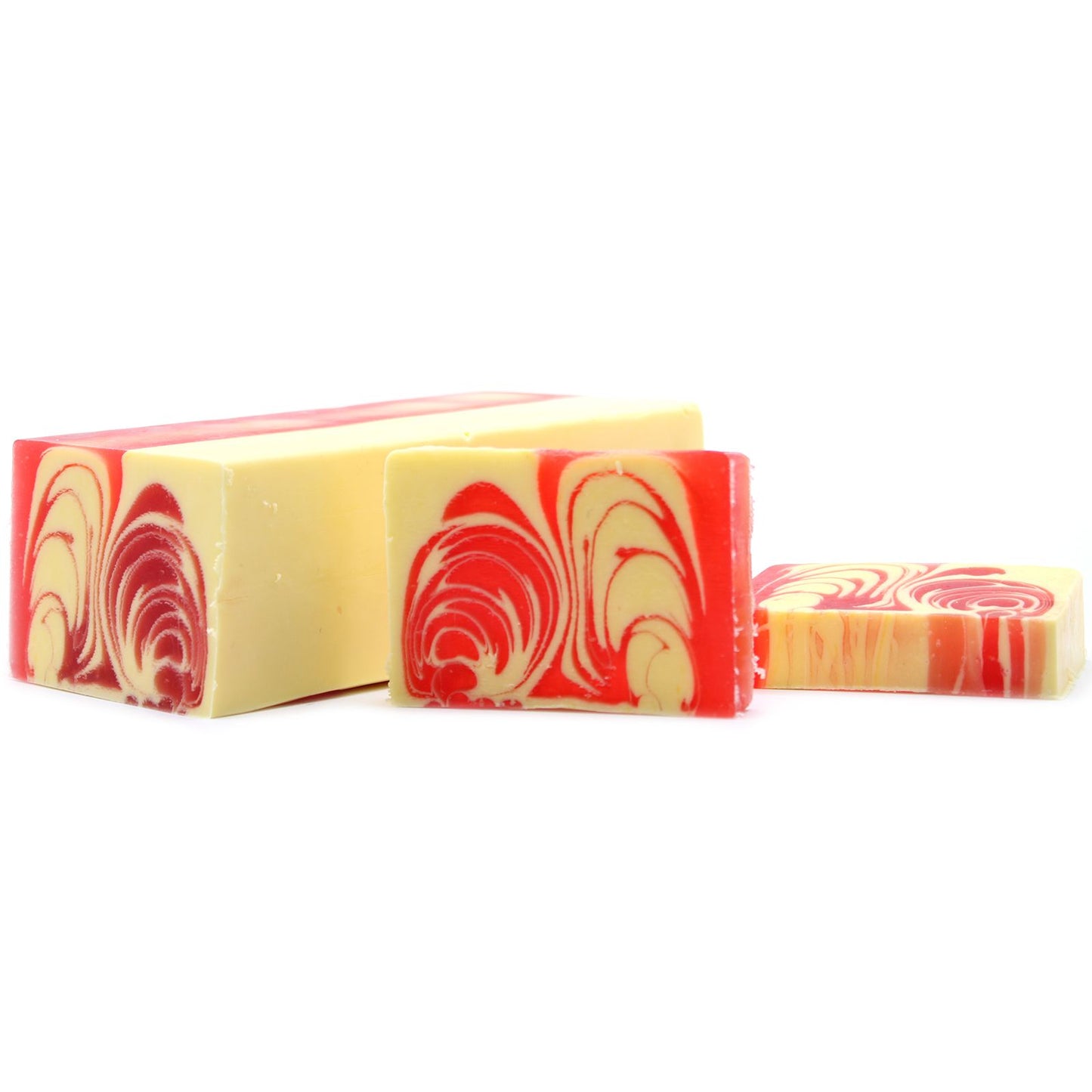 Handgemachte Seifenlaib 1,2Kg - Erdbeere