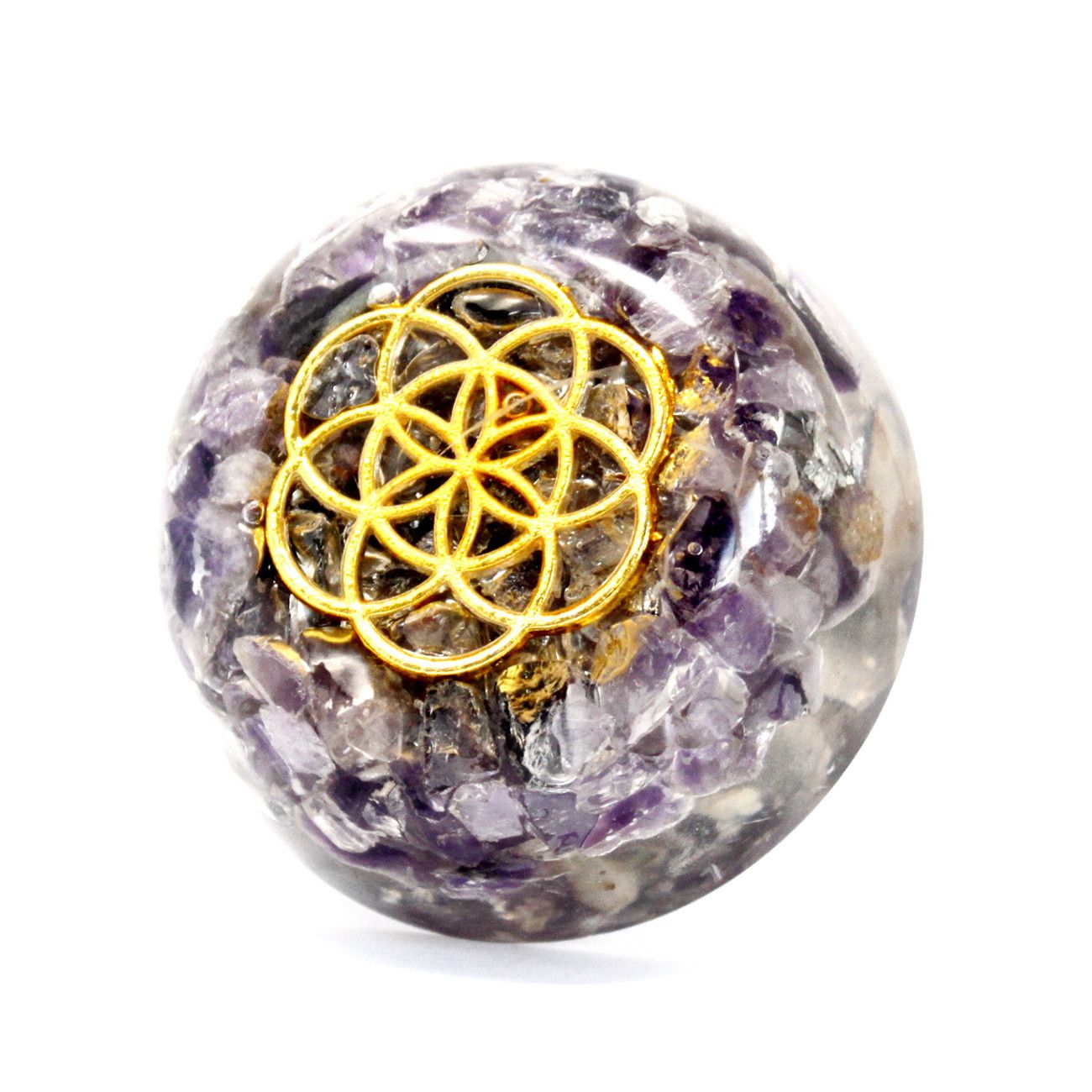Orgonite Schreibtisch Power Packs Amethyst Kuppel