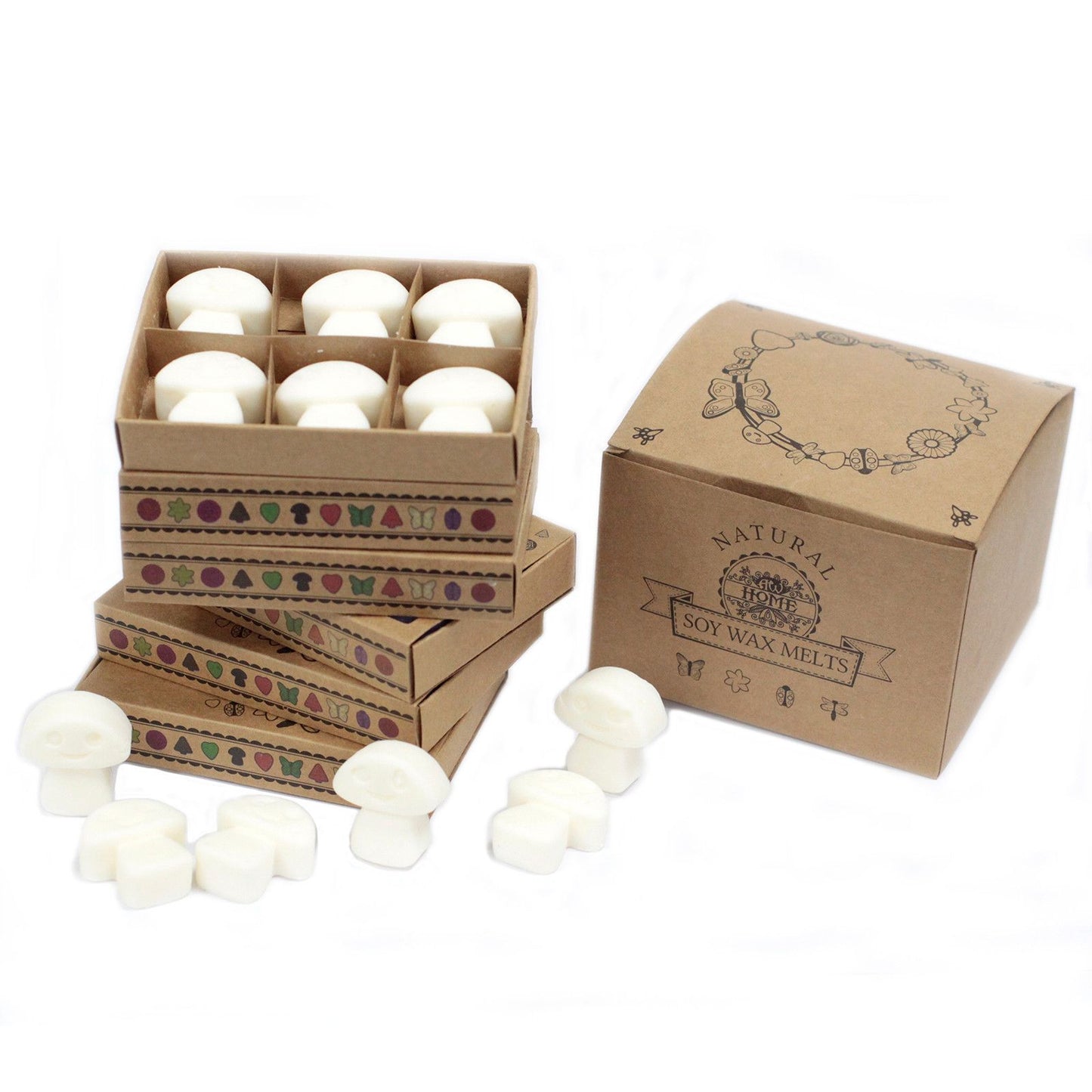 Geschenkset Mit 6 Wachsmelts Weißer Moschus